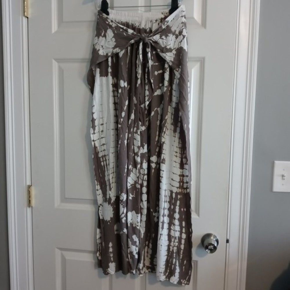 NWT Young Fabulous&Broke Tie Dye High Slit Beach Pants